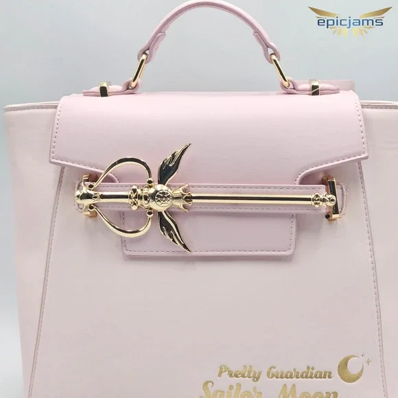 Pretty Guardian Sailor Moon Kaleido Moon Scope Pink Gold Crossbody Bag Purse New - Picture 5 of 5